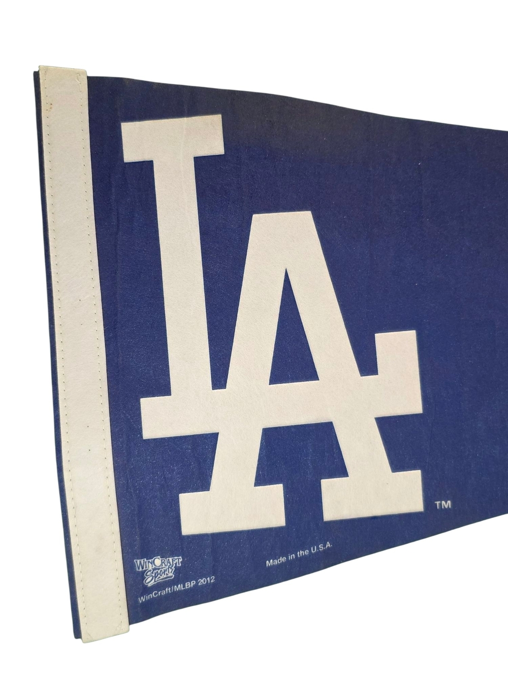 Los Angeles Dodgers WinCraft Vintage 2012 Felt Pennant 12 "x 29" Blue MLB - Picture 2 of 3